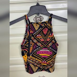 Tribal crop top